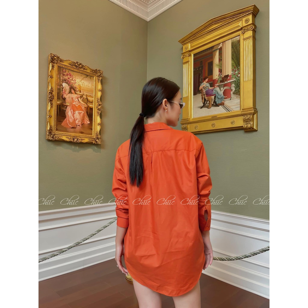 Áo sơ mi Cam Hot Trend