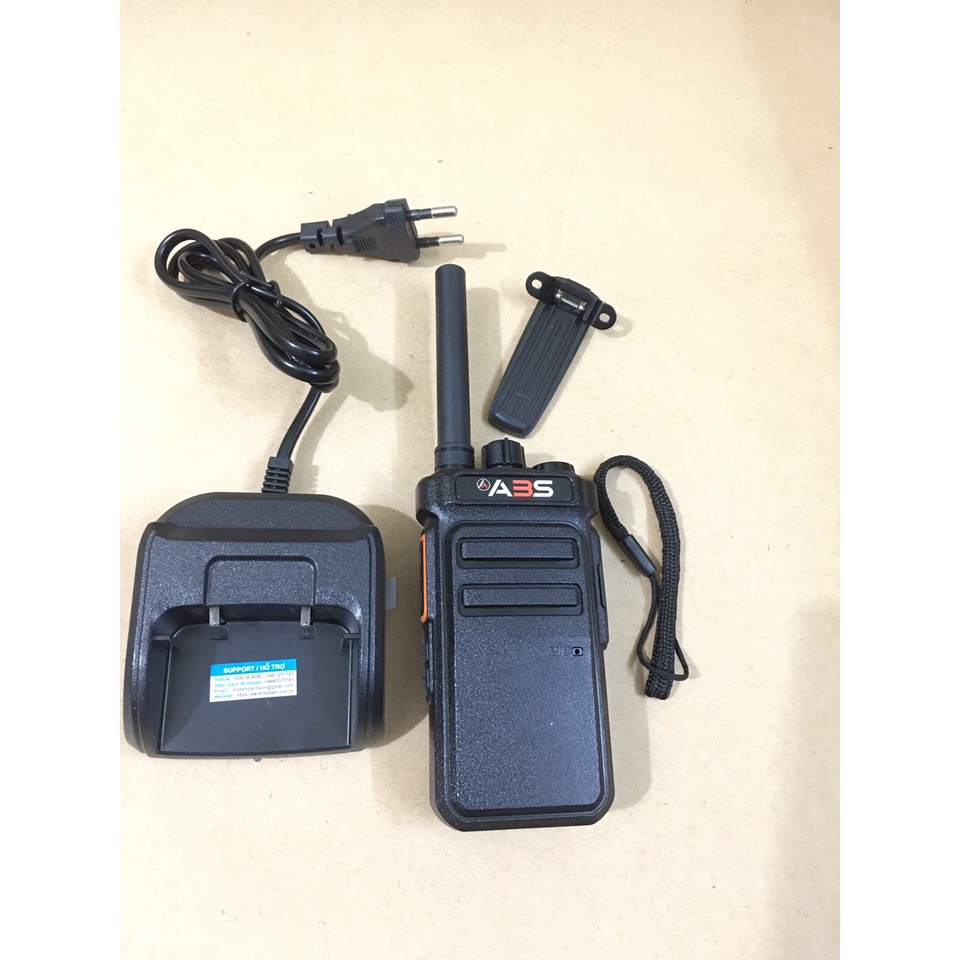 Bộ 6 Bộ đàm ABS CP988 (Nhỏ gọn, 2 chế độ sạc, Pin dung lượng cao sử dụng &gt;18 tiếng, siêu bền)