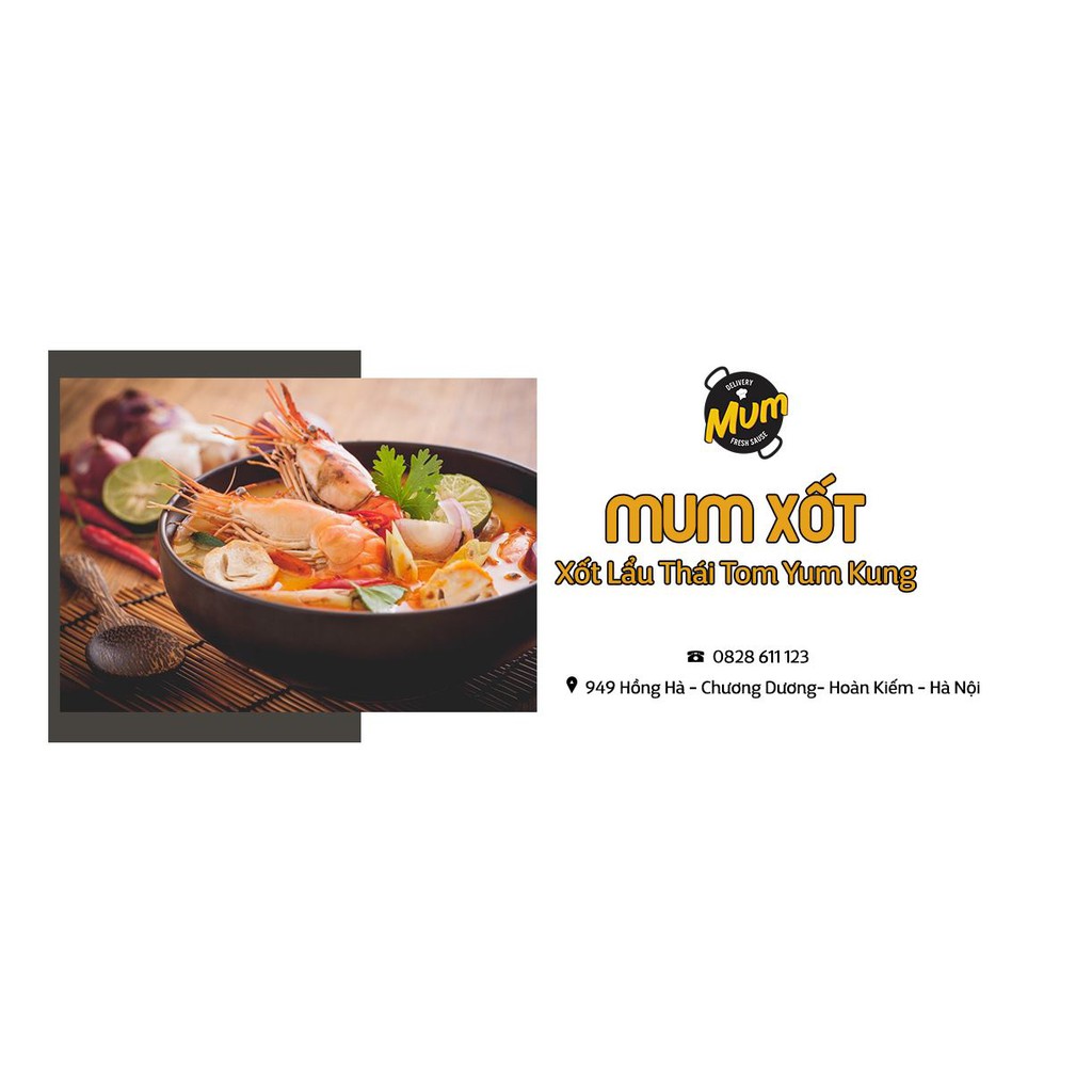 Gia vị, Nước xốt cô đặc nấu nước dùng lẩu Thái TomYum - Mum Xốt (1 kg)