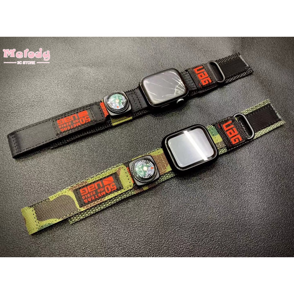 Uag Dây Đeo Bằng Nylon Cho Đồng Hồ Thông Minh Apple Watch S6 Se 1 2 3 4 5 Size 38 40 42 44 mm