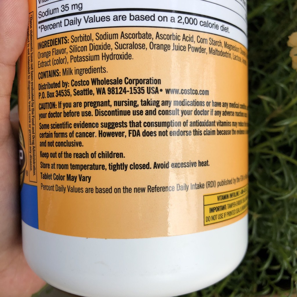 ❤️ [Quận 3] Viên Ngậm Kirkland C 500mg 500 Viên Mỹ Hương Vị Cam [Date 2024] | BigBuy360 - bigbuy360.vn