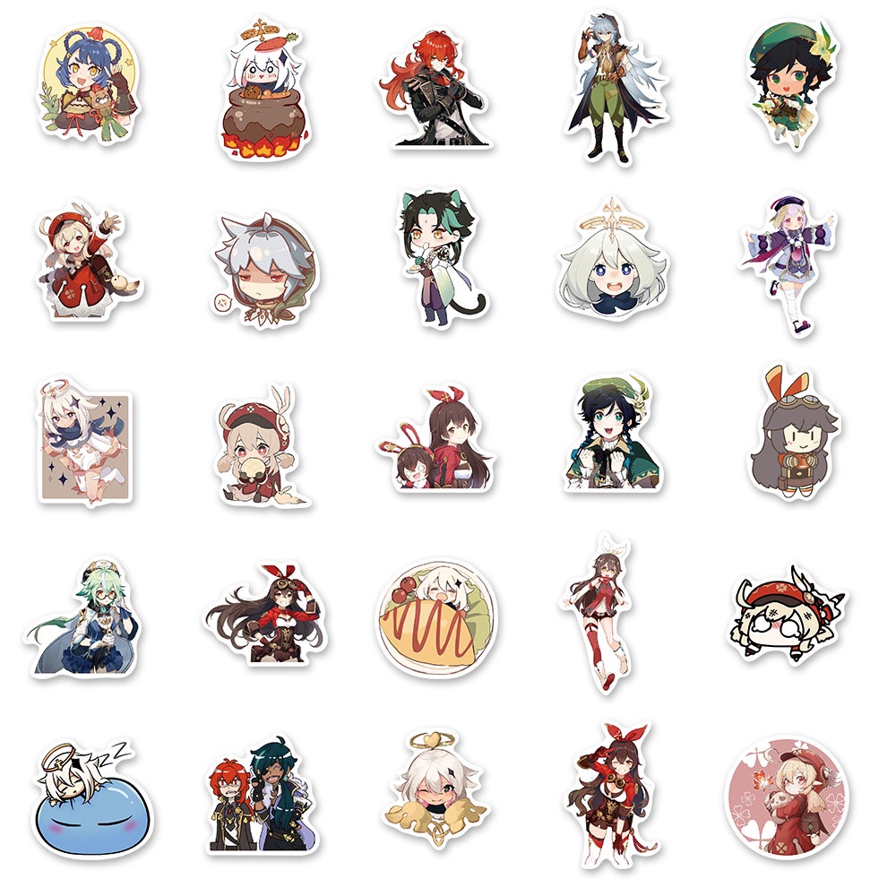 Stickers game Genshin Impact 50 miếng