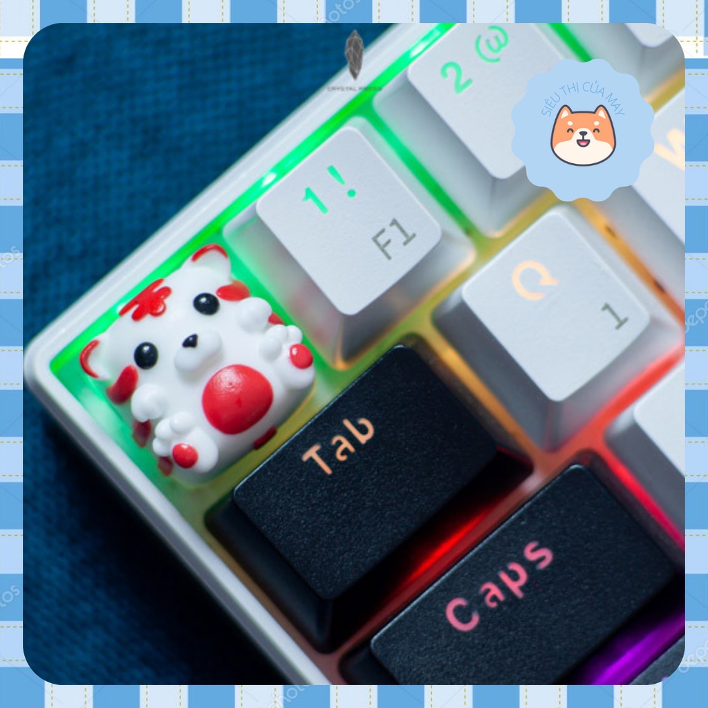 Keycap artisan nghệ thuật dành cho bàn phím cơ Tigo - Chính hãng CrP