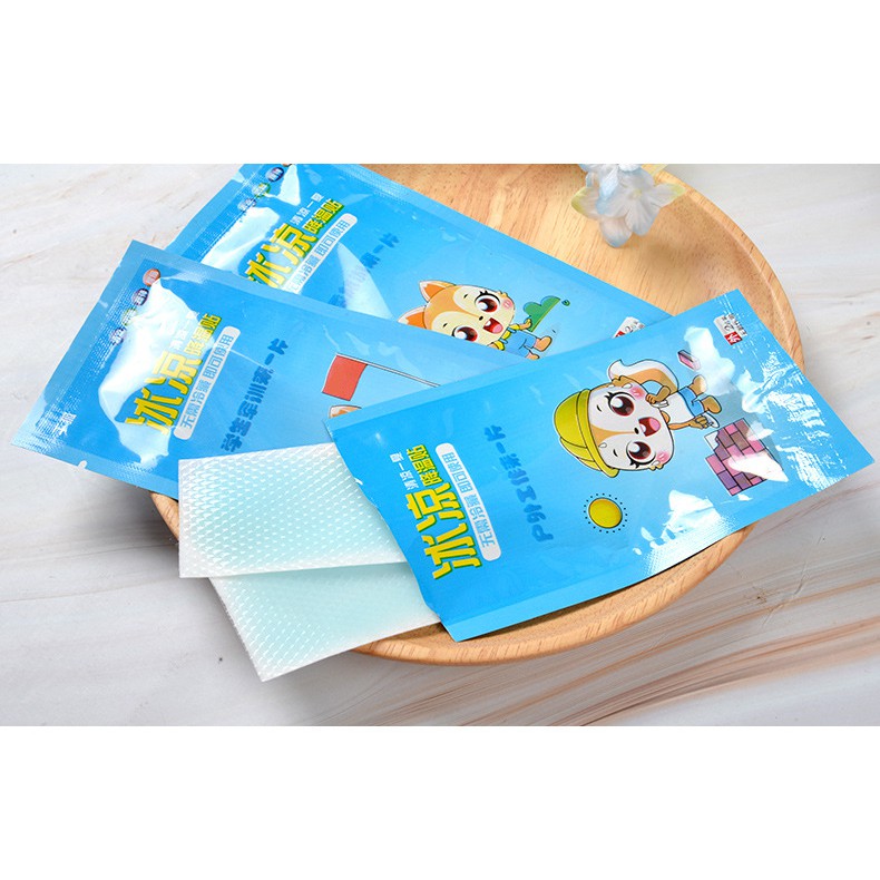 10 Miếng Dán Làm Mát Giảm Nhiệt ( Hương Hoa Qủa )