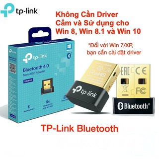 USB Bluetooth Tplink U400, Thiết bị kết nối Bluetooth 4.0 qua cổng usb, Hàng chính hãng BH 2 năm