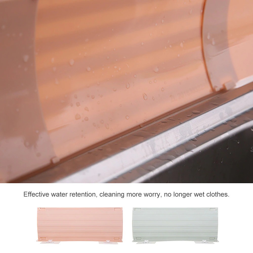 Dụng cụ vệ sinh nhà bếp 💓FREESHIP💓 Tấm nhựa chắn văng nước bồn rửa chén, không văng nước ra ngoài khi bạn rửa 7594