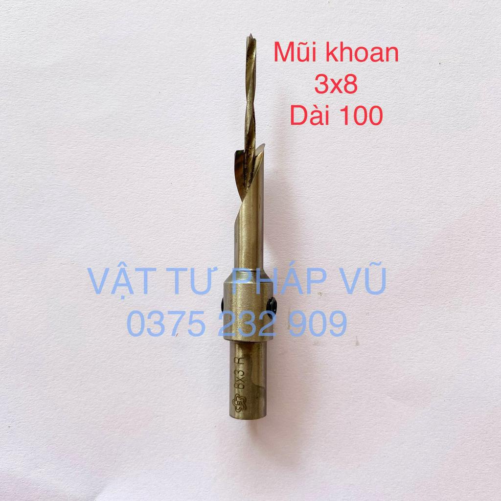 Mũi khoan 2 tầng âm đầu vít, mũi khoan sala Đài Loan