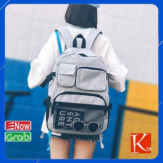Balo nữ 🍒 balo nam đi học nhiều ngăn đựng tiện dụng BX509KG