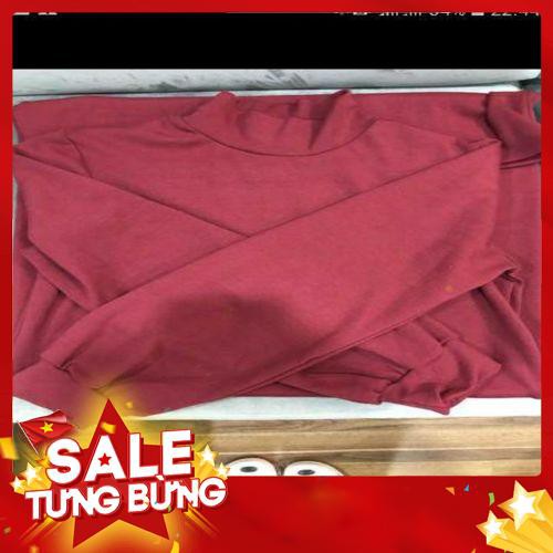 FREESHIP Váy suông UMI cổ len dáng dài TIỂU THƯ SANG CHẢNH -Hàng nhập khẩu