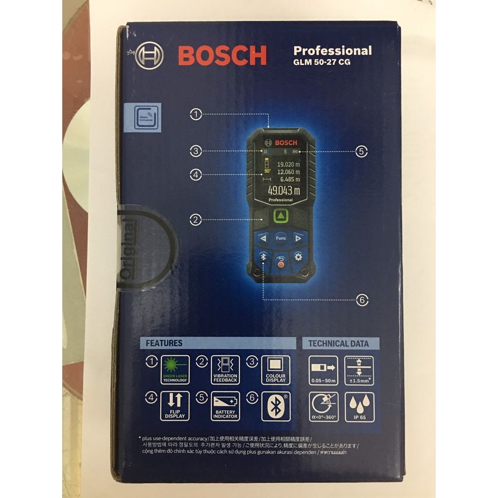 Máy đo khoảng cách Bosch GLM 50-27 CG
