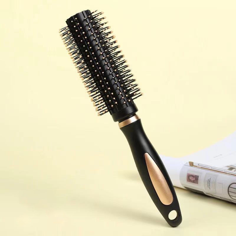 Lược Tròn Sấy Tạo Kiểu Tóc Uốn Tóc Cao Cấp Black Gold