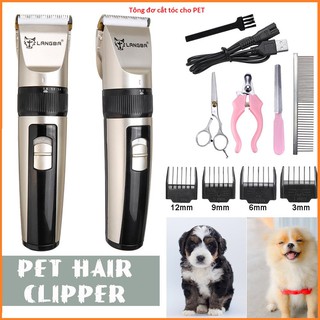 [Mã PET50K giảm 8% - tối đa 50K đơn 250K] Tông đơ cắt lông chó - Tăng đơ cắt lông chó, bộ sản phẩm cắt tỉa cho thú cưng