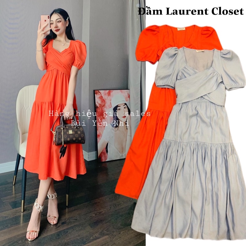 Đầm midi laurent closet