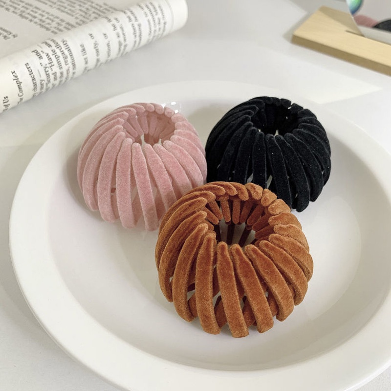 Kẹp tóc nhựa resin màu sắc ngọt ngào thanh lịch phong cách hàn quốc dành cho nữ