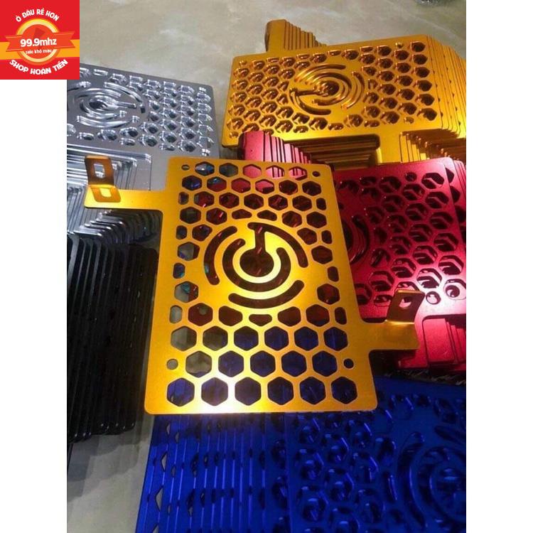 Che Két Nước Exciter 155 Nhôm CNC Lô Gô BremBoo Bảo Vệ Két Nước Khỏi Móp Méo