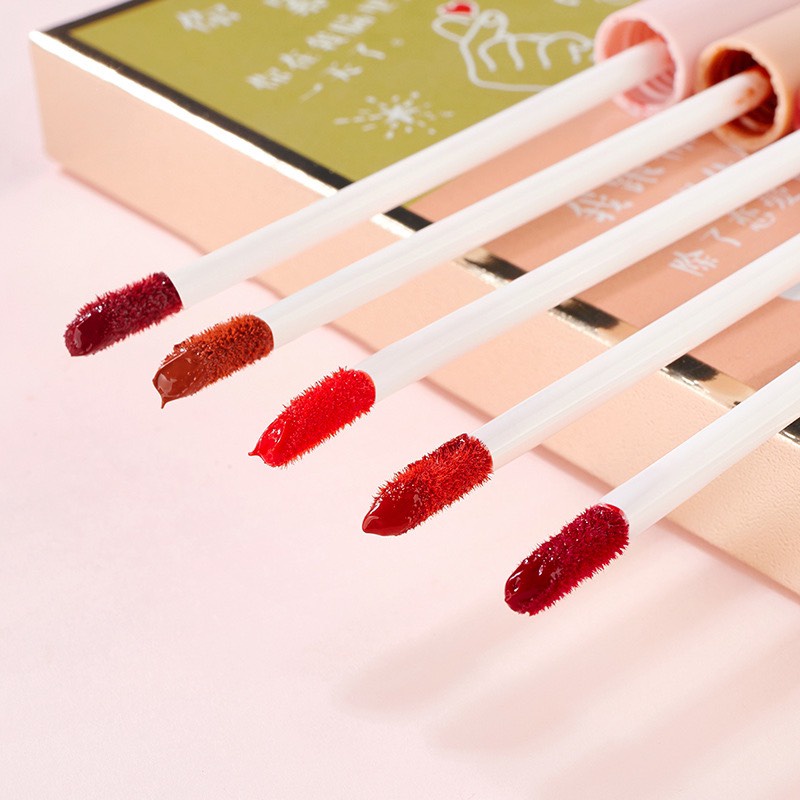 Set 5 Son Tint Lì JAIYA Lâu Trôi - Nội Địa Trung