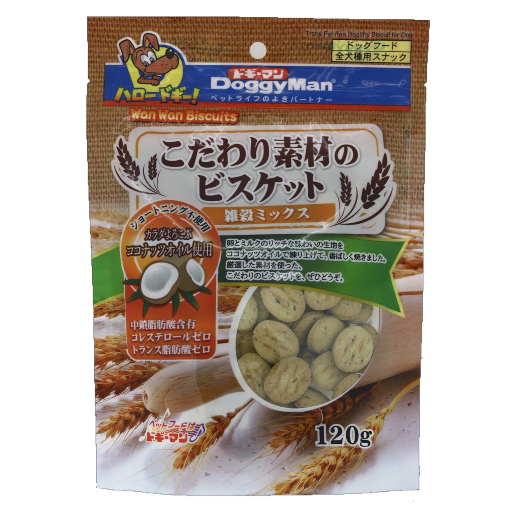 Bánh thưởng cho chó xốp quy ngũ cốc 400g Doggyman, thức ăn snack vặt huấn luyện cún Con Mèo Xiêm