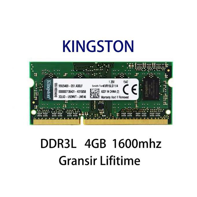 Laptop Kingston Sodimmm Ram 4gb Ddr3L 12800 / Ddr3L-1600 4g Phiên Bản Giới Hạn