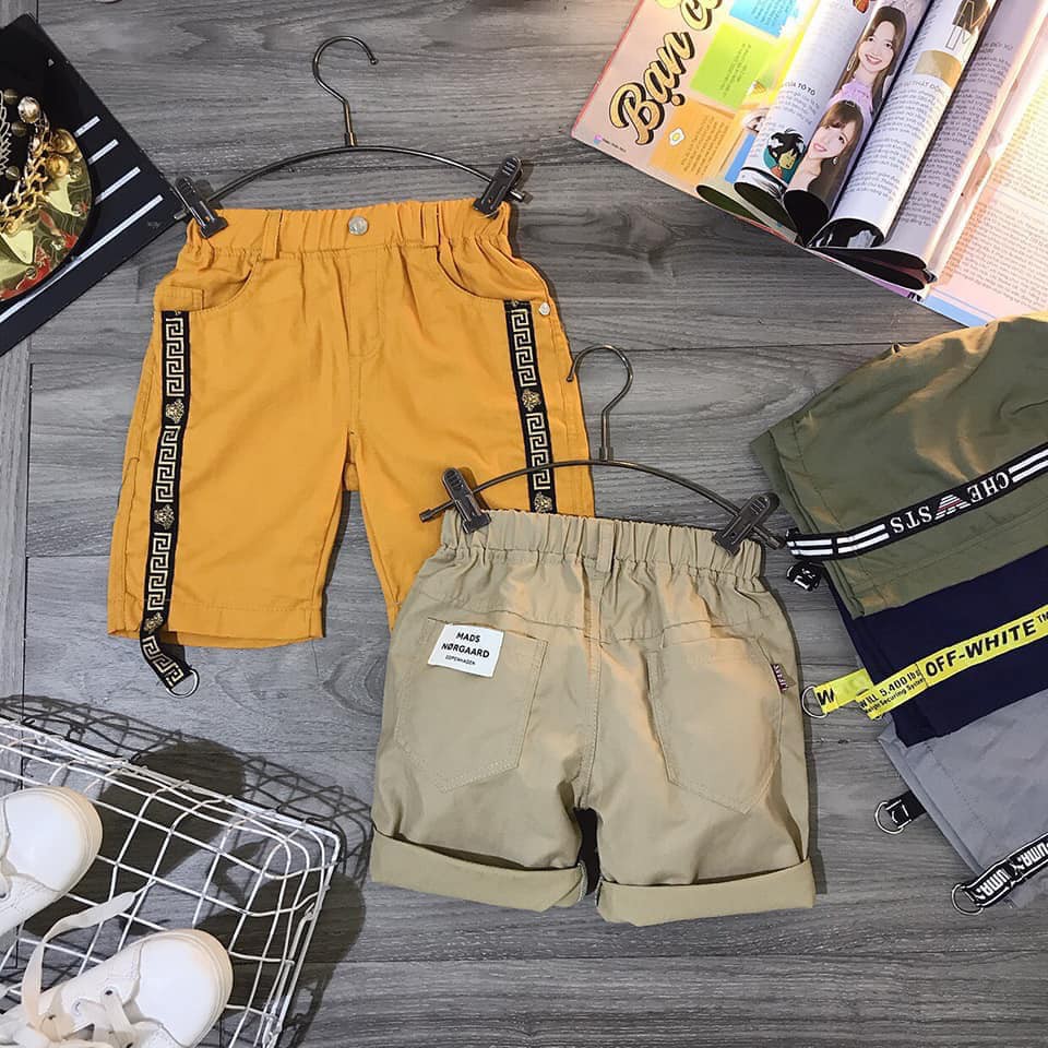 Quần Ngố Bé Trai  12-27kg Chất kaki