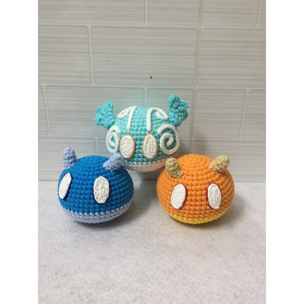 Móc khoá mô hình hình Gensin impact len handmade