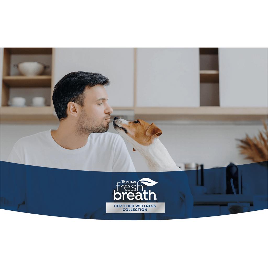 Gel răng miệng Tropiclean dòng Fresh Breath, Certified Wellness & Enticers - Gel vệ sinh răng giảm hôi miệng cao răng