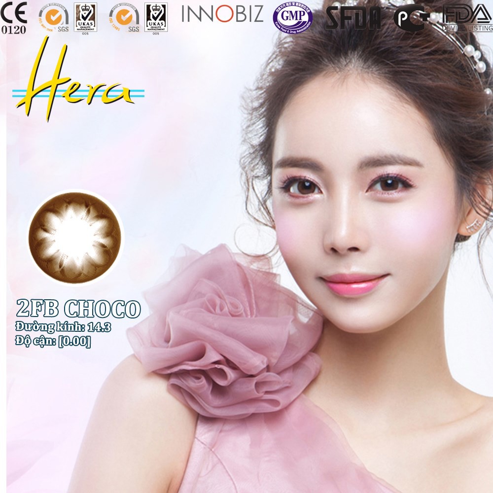 Kính Áp Tròng Hera 2FB Choco - Lens choco