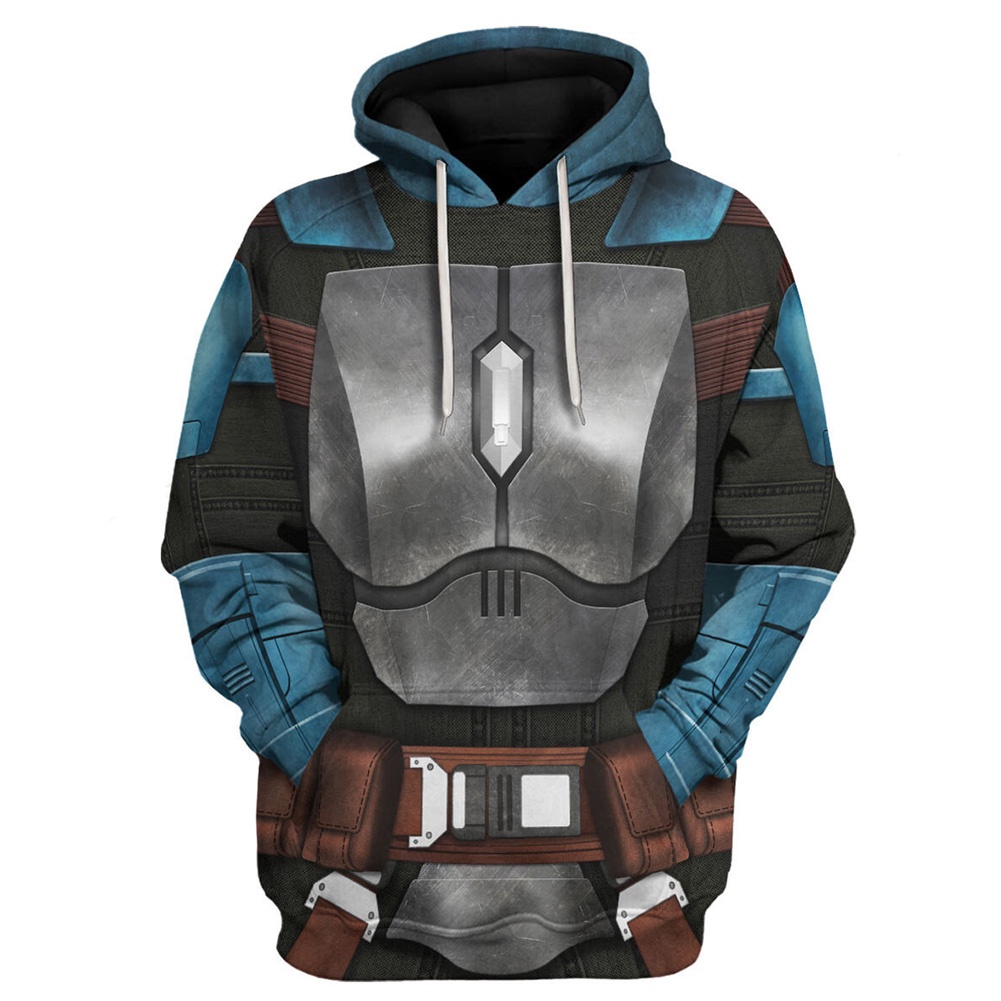 Áo hoodie in Hình bo-katan kryze Bokatan Hóa Trang Cho Nam Và Nữ s2