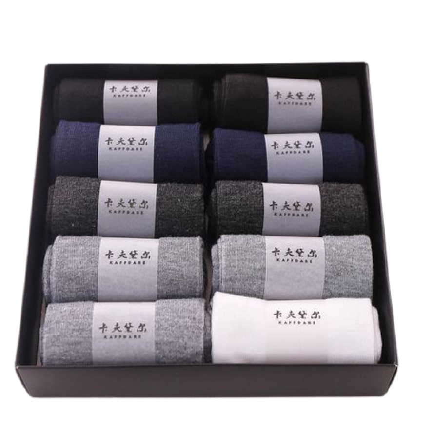 Hộp 10 đôi tất cotton chống thối - chống hôi chân nam nữ công nghệ Nano kháng khuẩn 100062