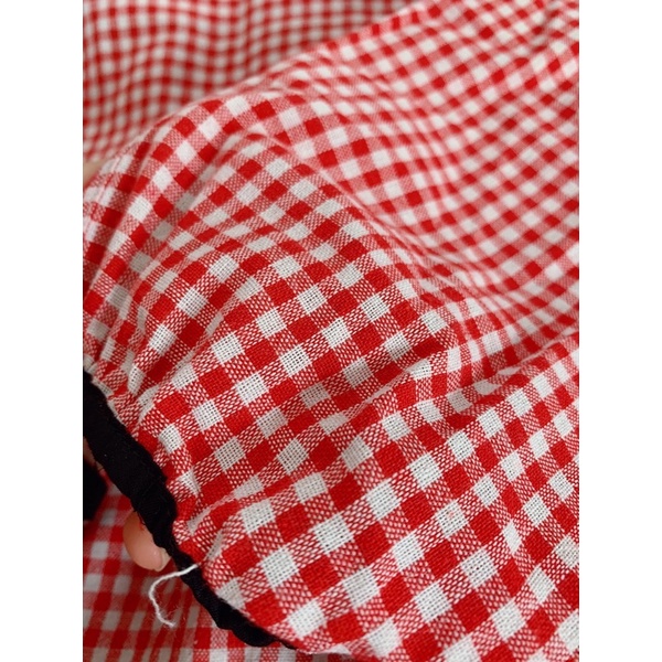 ❌❌PASS áo váy babydoll,thanh lý áo babydoll kẻ ô