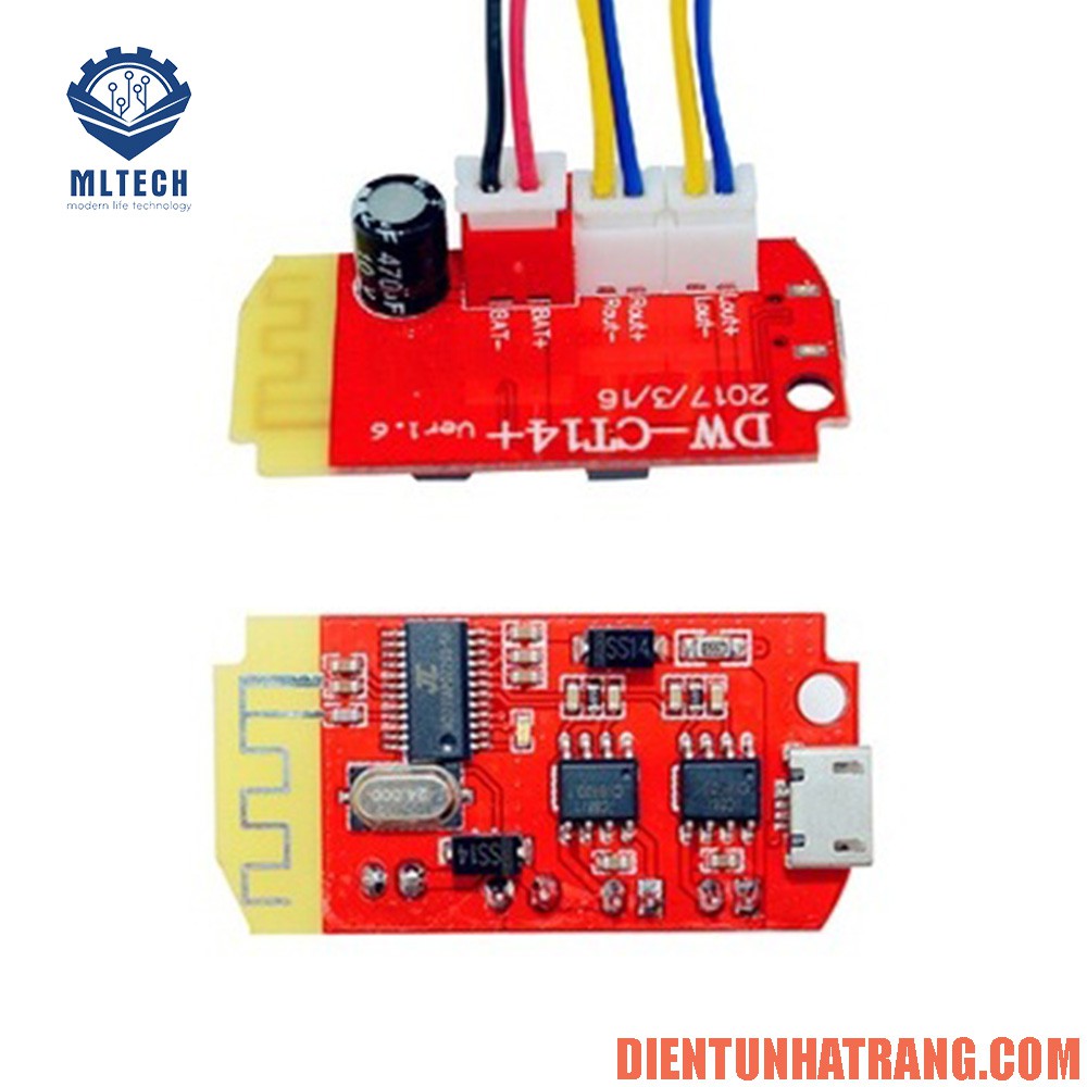 Mạch khuếch đại âm thanh Bluetooth CT14 Mini 4.2