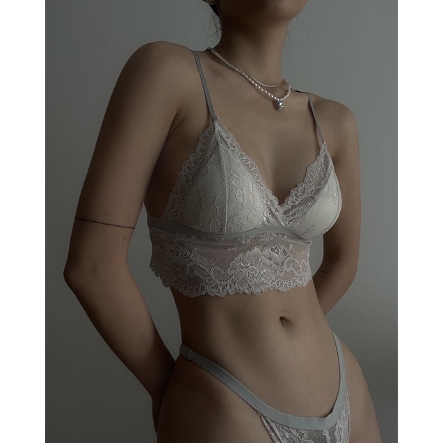 Áo Bralette Ren Cloudy - Lilace.studio Thiết Kế ( Tặng kèm mút ) | BigBuy360 - bigbuy360.vn
