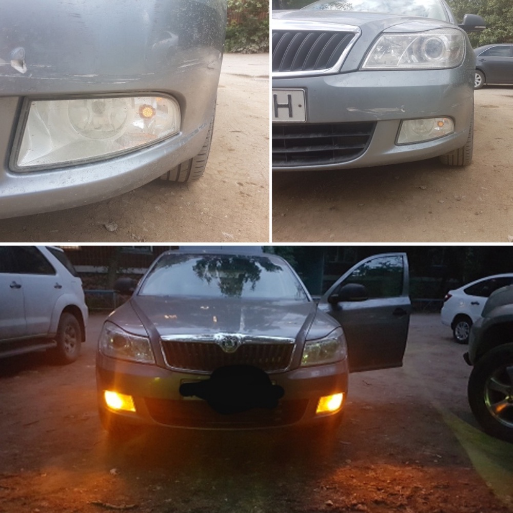 Set 5 Bóng Đèn Phanh Xe Hơi P21 / 5W PY21W 1156 Ba15s 1157 BAY15D 12V 22 SMD 7000K