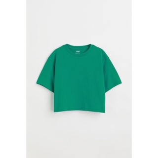 (H&M CHÍNH HÃNG)Áo phông cotton cho bé gái