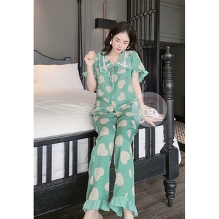 Đồ bộ pyjama - lụa satin cánh dơi (MAIGO)