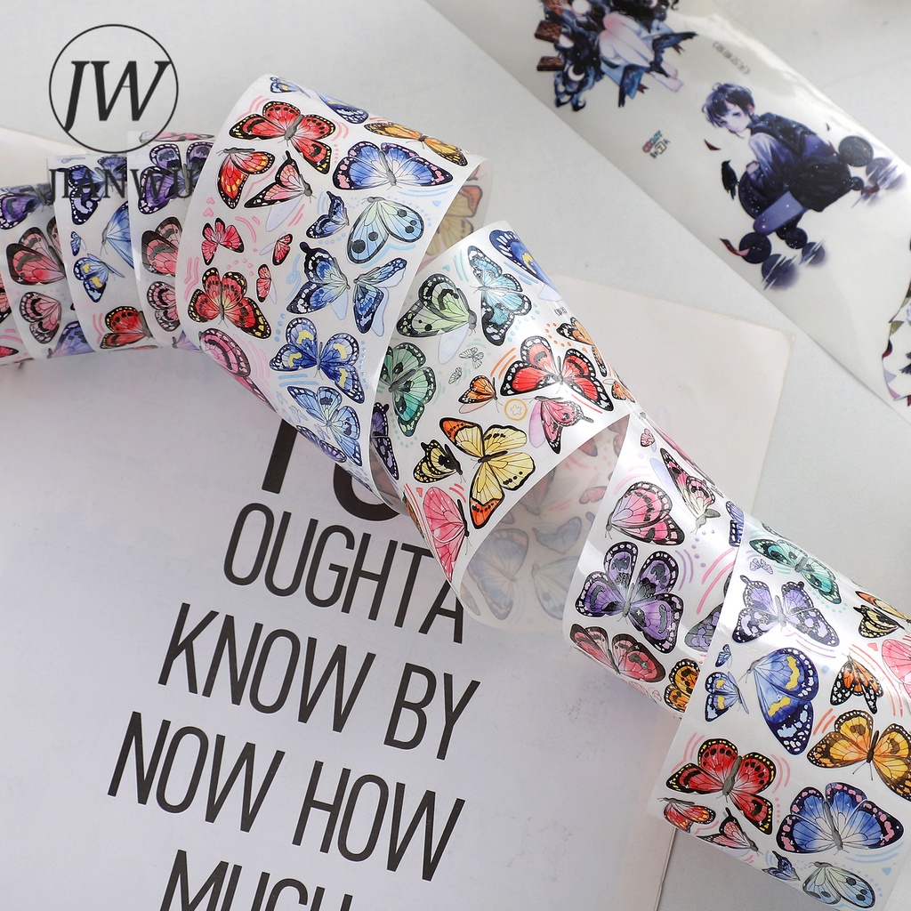 Băng Keo Dán Trang Trí Sổ Tay/Sổ Tay In Hình Nhân Vật Hoạt Hình DIY