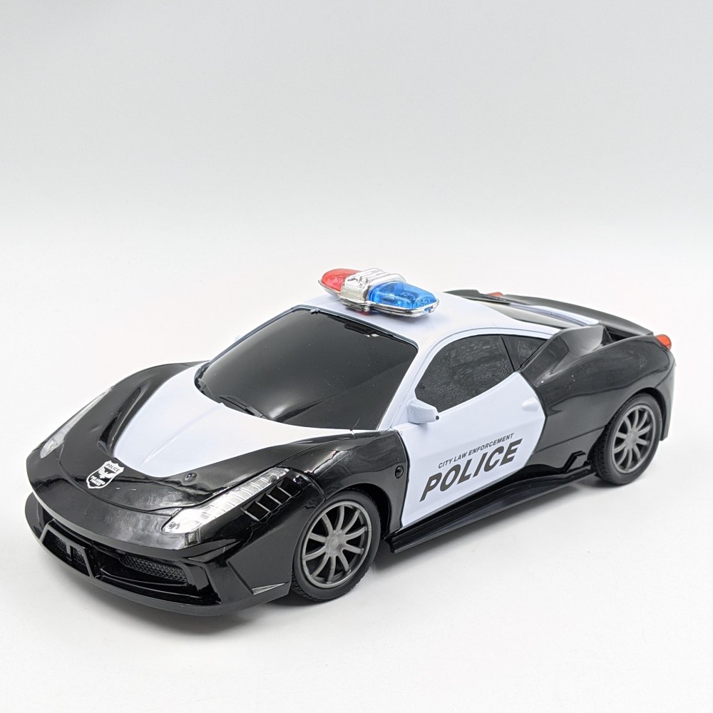 Xe điều khiển từ xa cảnh sát Dubai điều khiển bằng vô lăng 💥 Bảo Hành 30 Ngày✅