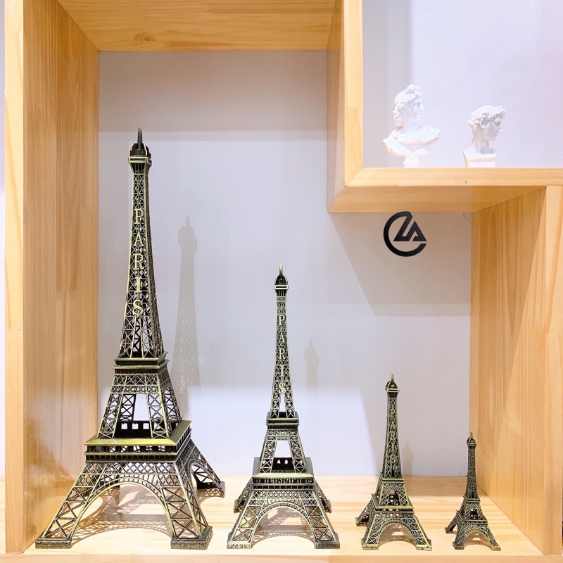 [Ảnh thật ] - Mô hình tháp Eiffel trang trí nhà cửa , chụp ảnh 25cm/38cm