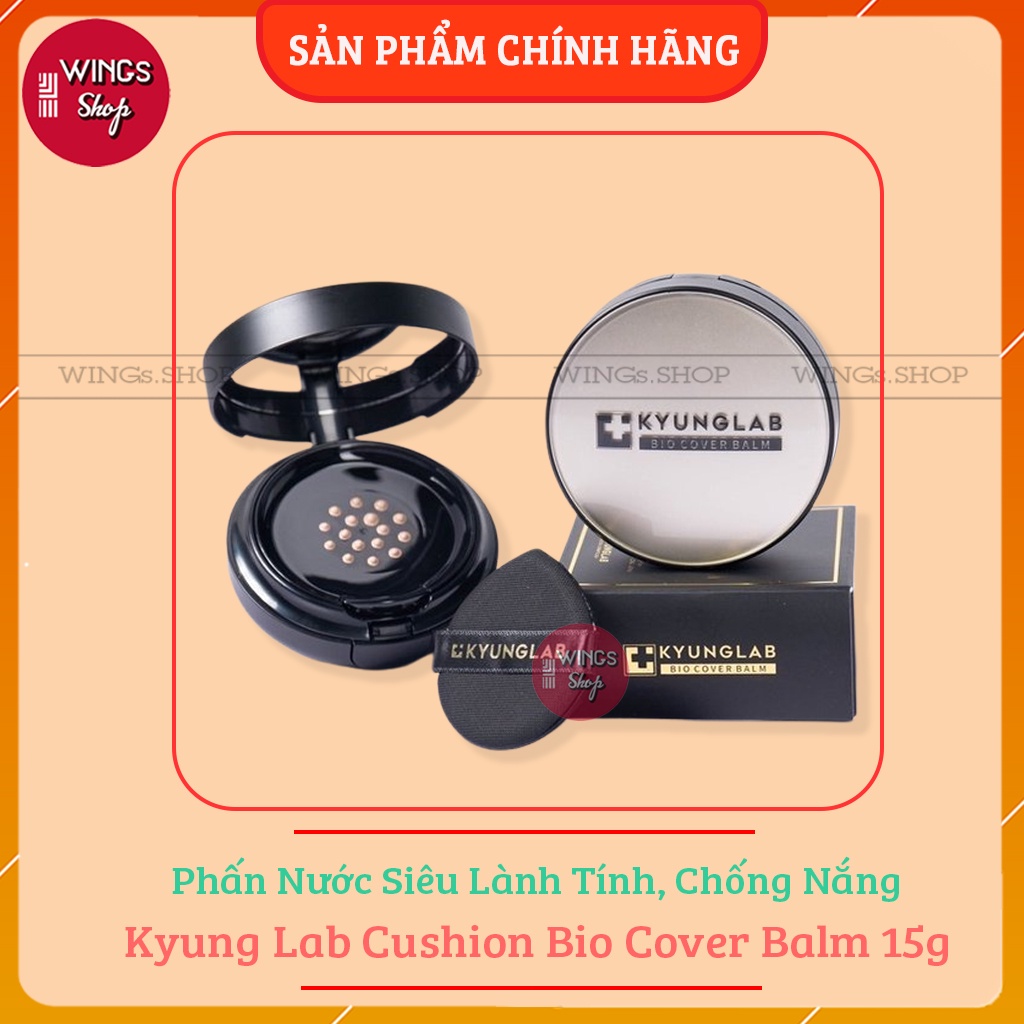 Phấn nước siêu lành tính, chống nắng KyungLab Cushion Bio Cover Balm 15g | Wings Shop