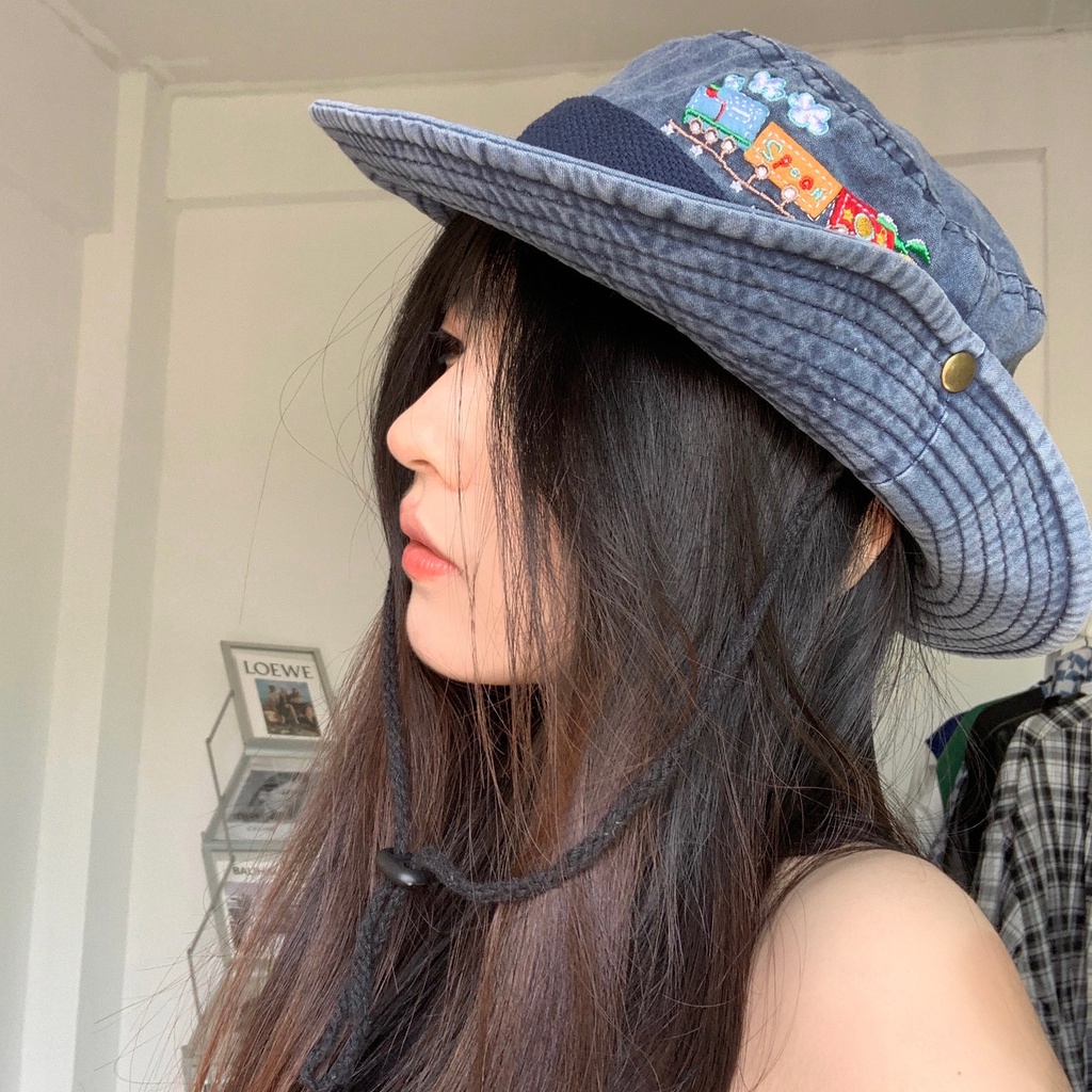 Nón Tai Bèo Phong Cách Cao Bồi Dễ Phối Đồ Thời Trang Xuân Hè Cho Nữ