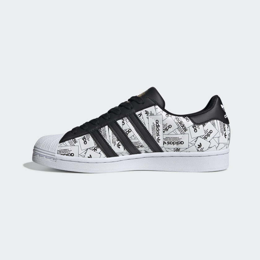 Giày Super Star Reflective Hàng Chính HãngGiày Adidas Superstar Label Collage Chuẩn Auth [FV2819] Simple Sneaker