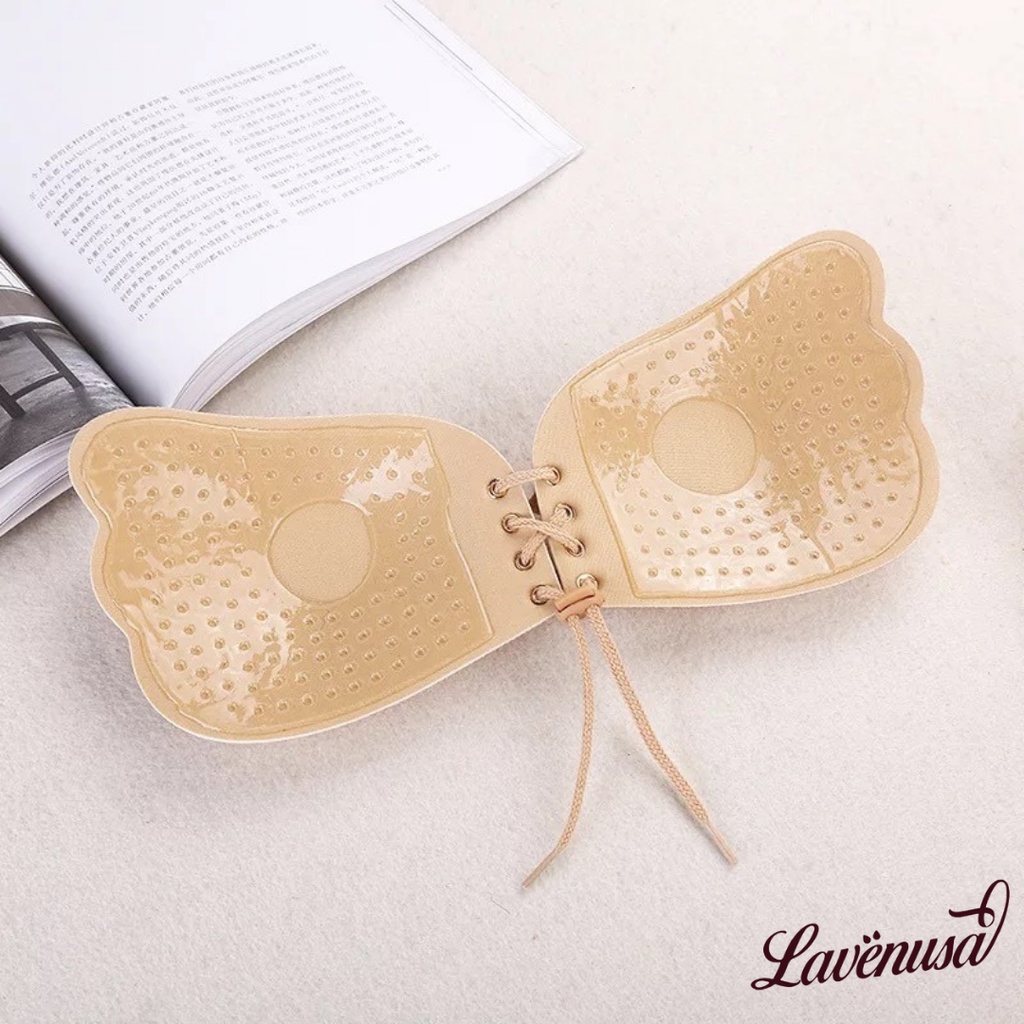 Miếng dán ngực dây rút cánh tiên nâng ngực gợi cảm siêu dính LAVENUSA AL44