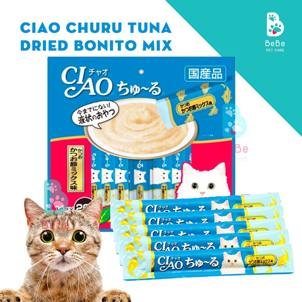 [Túi 20 Tuýp] Súp Thưởng Cho Mèo CIAO CHURU