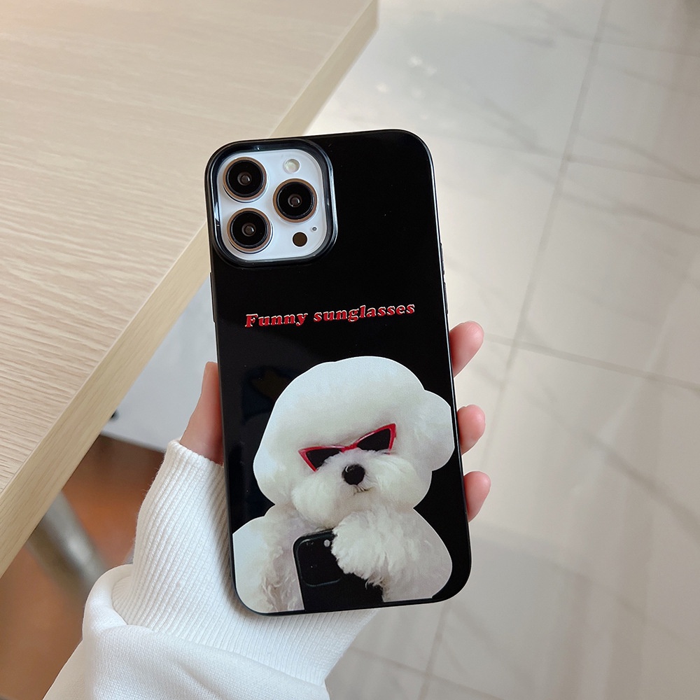Ốp Điện Thoại TPU Silicon Hình Cún Hoạt Hình Cho ốp iPhone 11 pro max X Xr Xs 7 8 14 Plus Se 2020 12 pro max 13