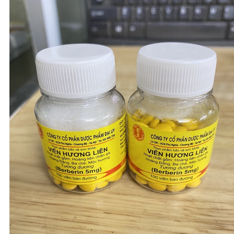 Berberin Lọ 80 Viên Hoàng Liên ĐY