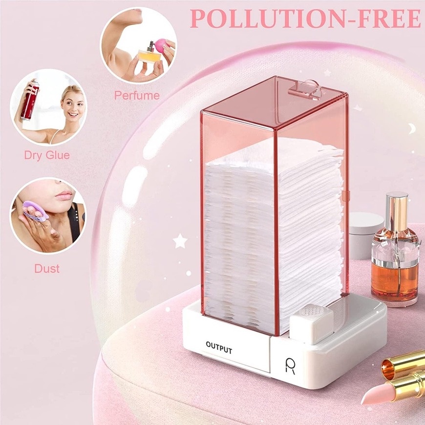 Hộp Bông Tẩy Trang Tự Động Tiện Lợi  Tiết Kiệm Không Gian