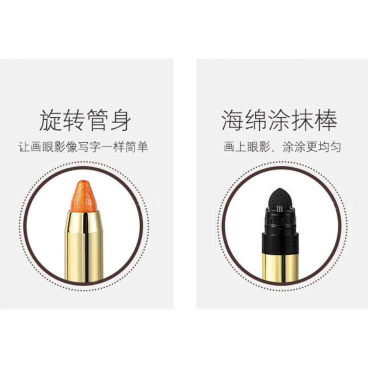Bút phấn mắt ENM EYESHADOW, bút phấn mắt 2 đầu bắt sáng