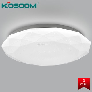 Đèn LED Ốp Trần Đổi Màu Kim Cương KOSOOM 14W - 18W - 24W