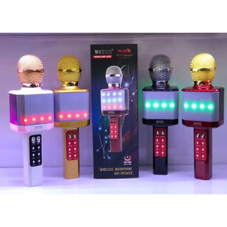Micro Karaoke WS-1828 Kèm Loa Hát + Đèn Led