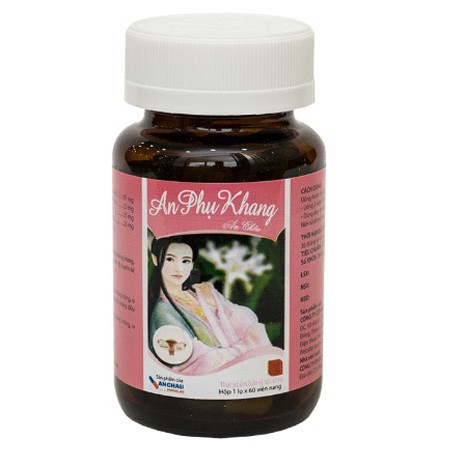 An Phụ Khang An Châu – Hỗ trợ điều hòa kinh nguyệt, giảm u nang, u xơ, viêm lộ tuyến (Lọ 60v)