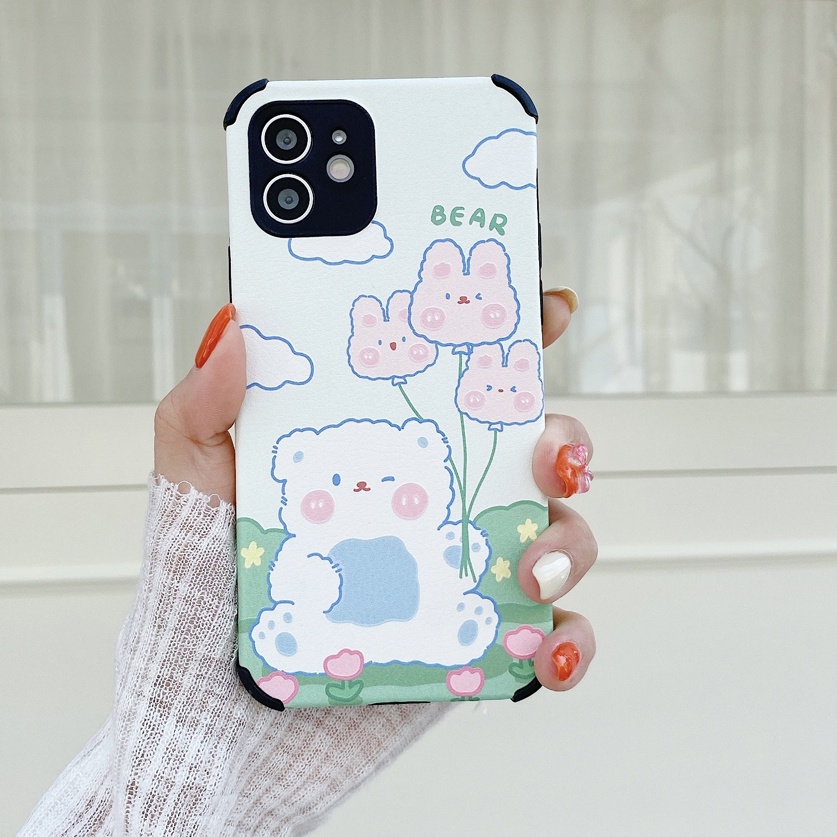 Ready stock Huawei y7pro 2019 shookproof Waterproof Anti-scraping lovely cartoon Silk-textured Phone case